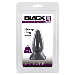 Black Velvets Plug lesté Velbutt M 75g - 8 x 3 cm Noir